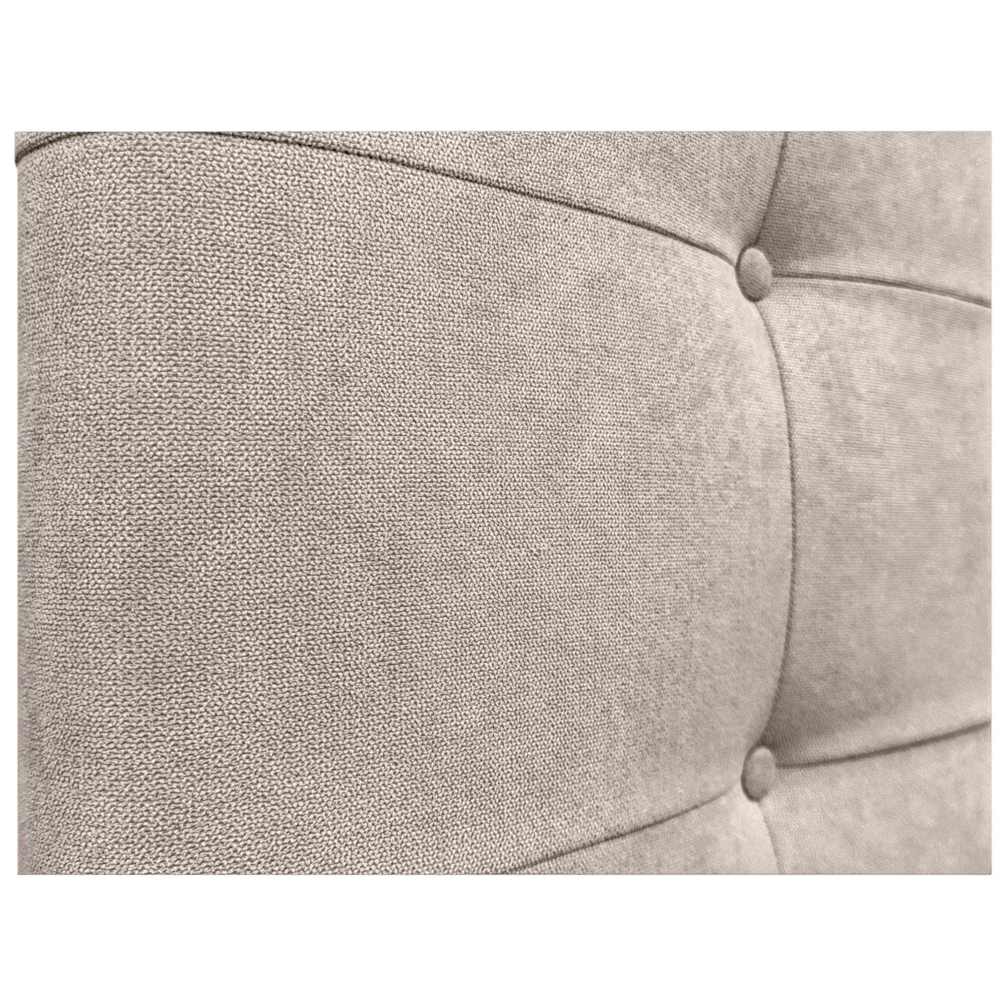 DHOME Testiera letto Capitoné. Testiera imbottita ACUALINE Tessuto e similpelle. Testate per letti matrimoniali e singoli (tessuto beige, 160x115cm con gambe (letti 150/160))