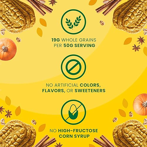 Miniatura 6 de Galletas Belvita de especias de calabaza, edición limitada, para desayuno, cajas de 2 X 8.8 onzas,