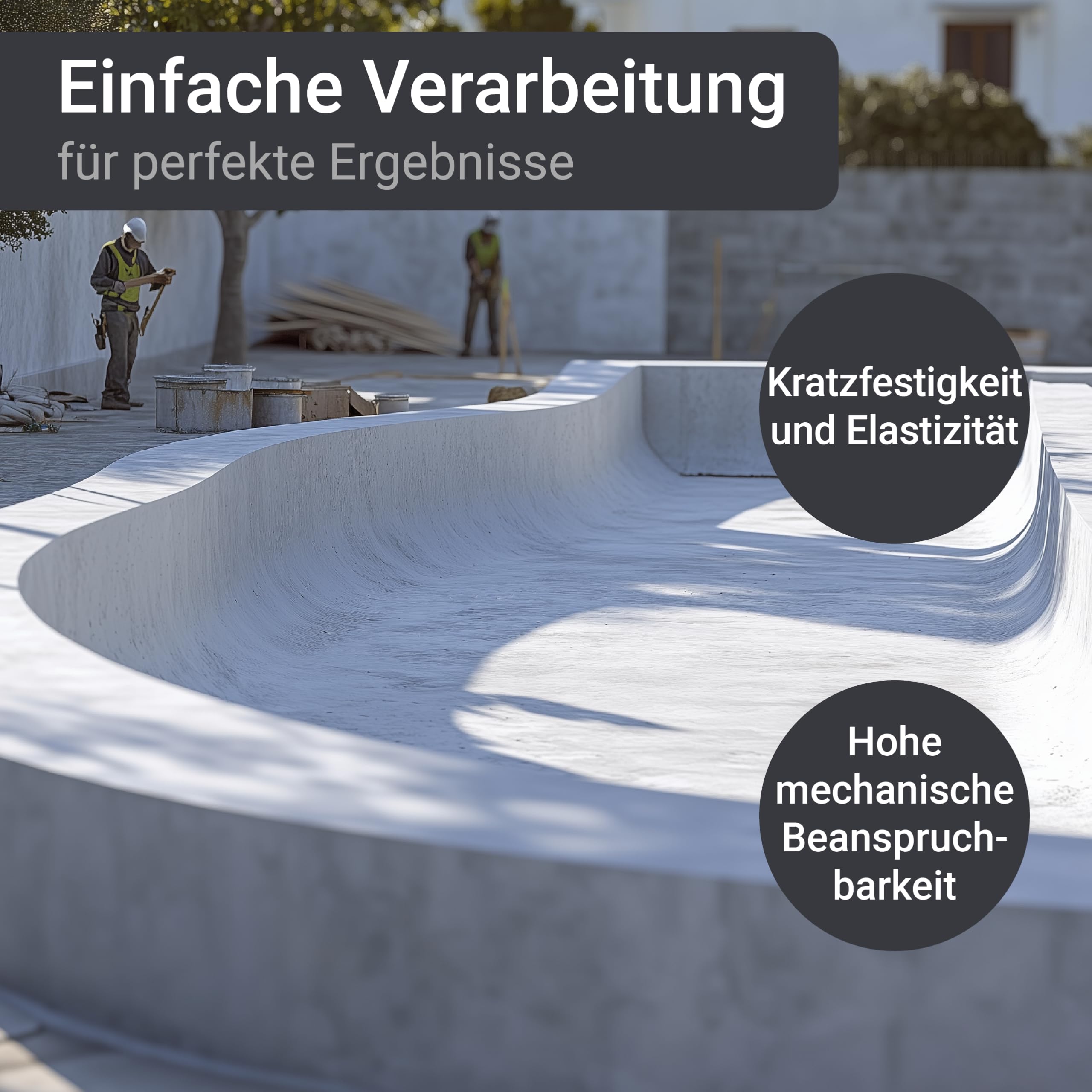 WO-WE Schwimmbadfarbe Grundierung SL708 Spezial Haftgrund für Poolfarbe l 2,5kg