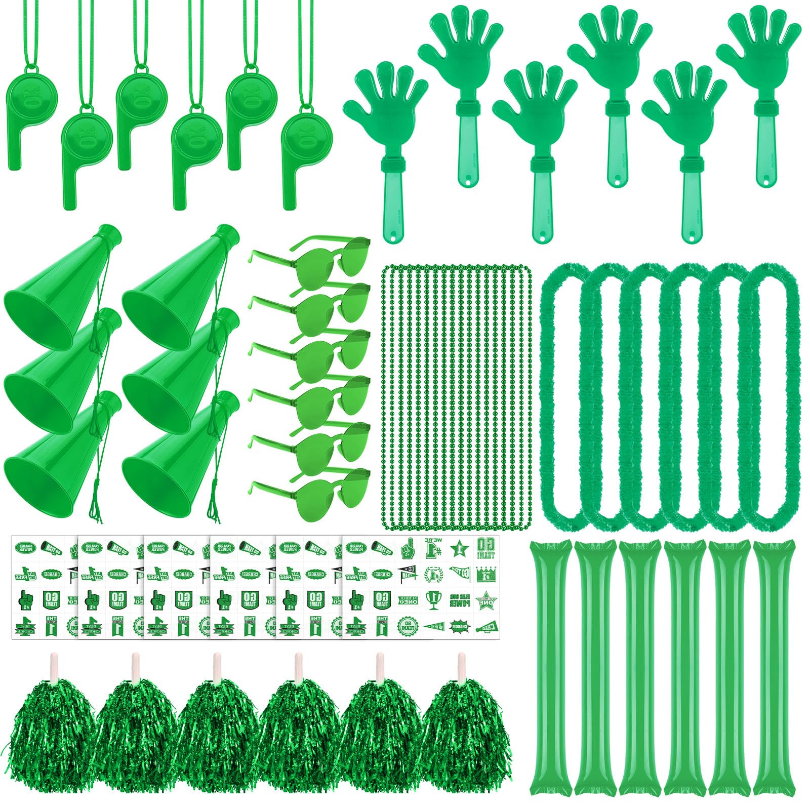 Soulchen Green 180 Pcs Team Spirit Day Accessori per Eventi
