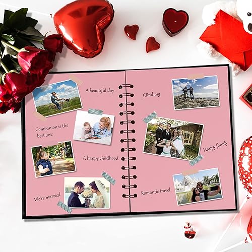 Miniatura 5 de 24 hojas de papel de cartulina rosa de 8.5 x 11 pulgadas para tarjetas de bricolaje, invitaciones, álbumes de recortes y otras manualidades (92