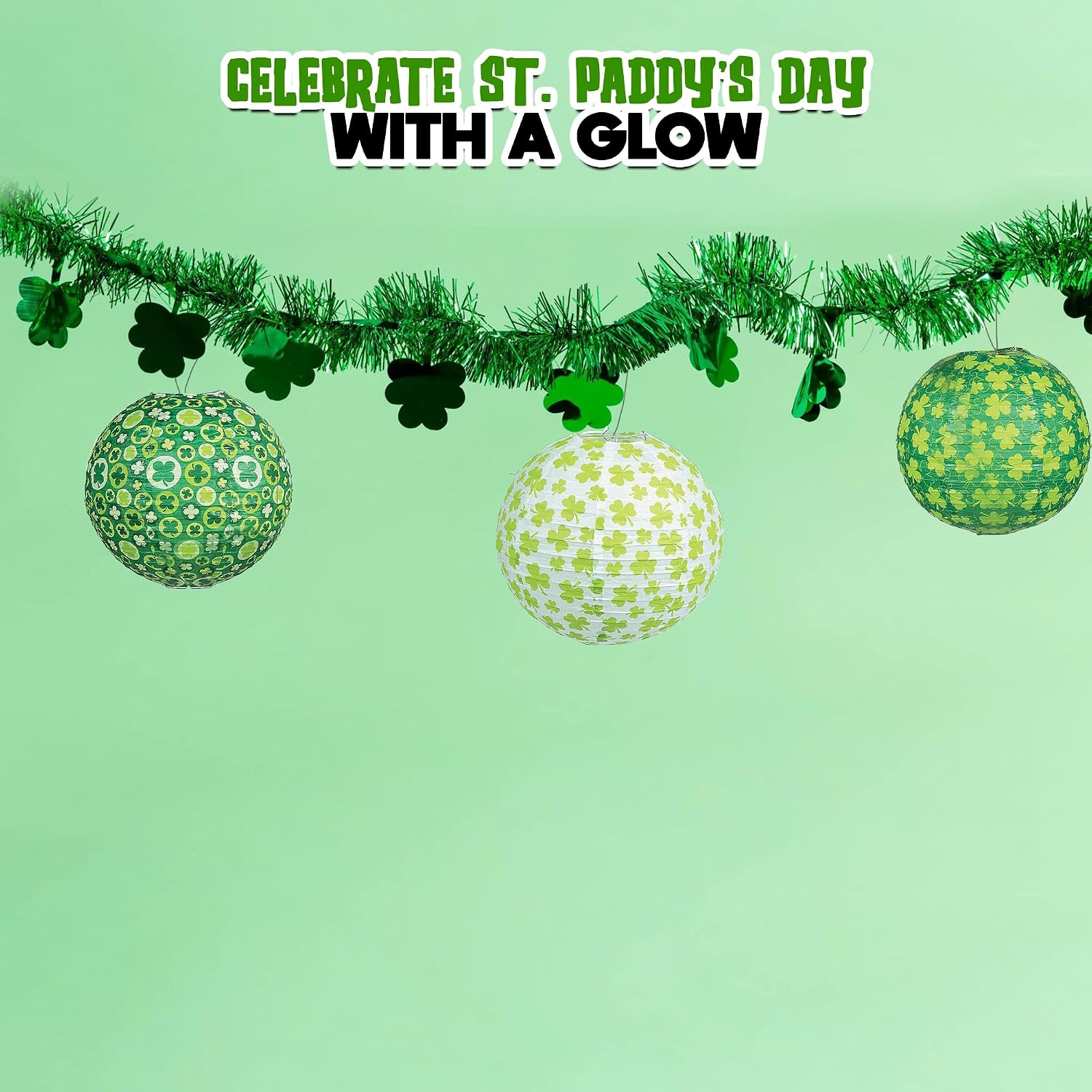 St Patrick's Day Hanging Paper Lantern (set of 6) Party Decor VBS 2026