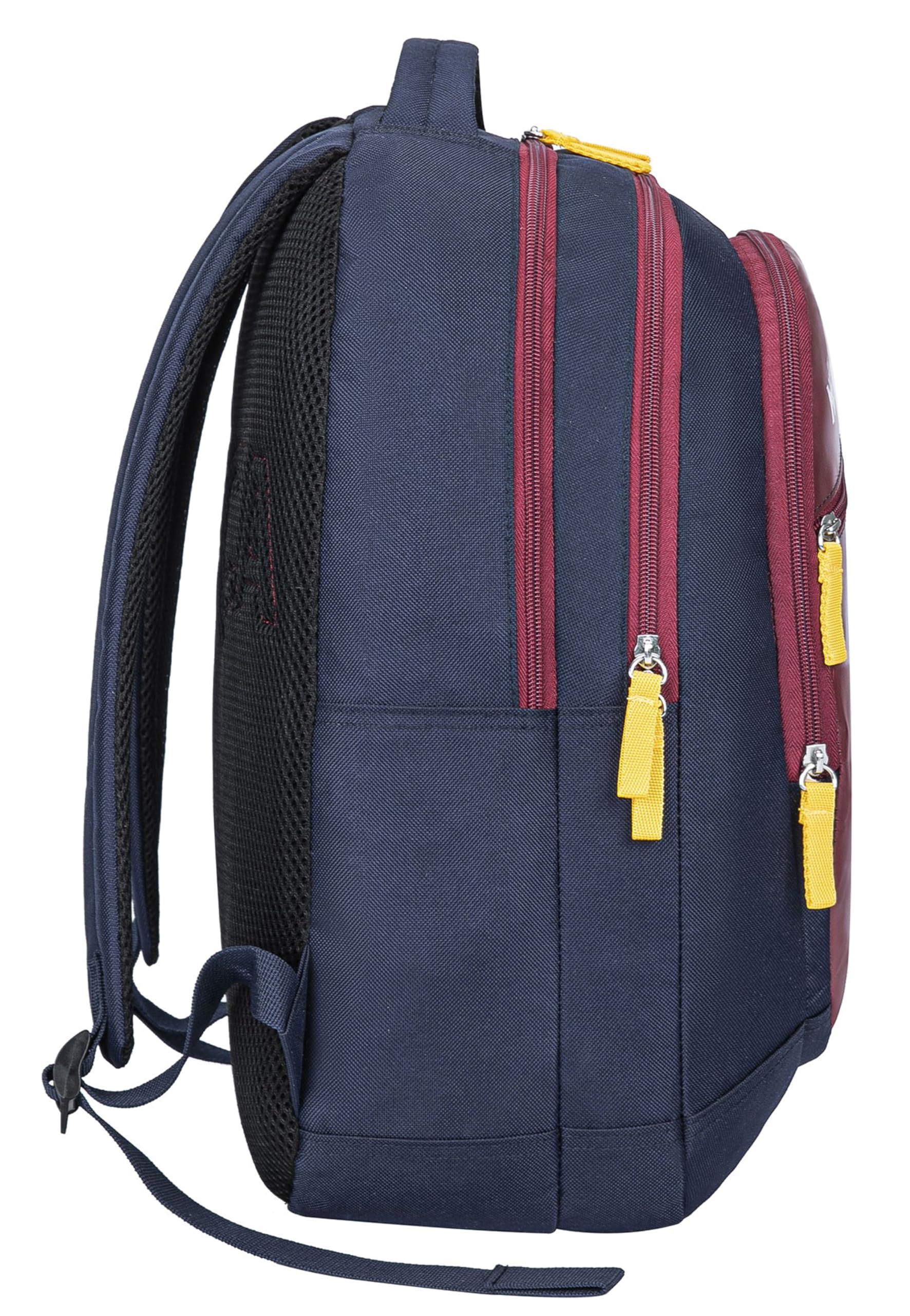 Barça - Mochila escolar con 3 compartimentos, colección oficial FC Barcelona