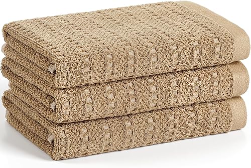 Miniatura 13 de SALAS Toallas de cocina para cocina, toallas de mano de algodón a granel, paños de cocina a cuadros de 390 GMS para secar platos con lazo para 4