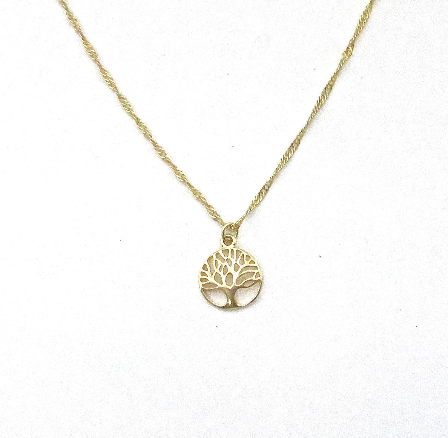 Tree of Life Pendant Necklace, 14k Gold plating necklace for women and teen girls with a Symbolic charm, Tree necklace, Unique handmade bohemian jewelry, Gift for Her - Image 7