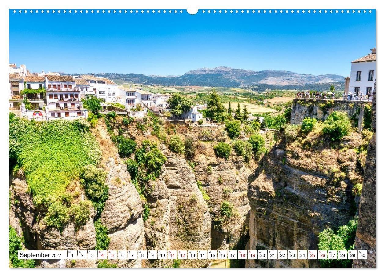 Sonniges Andalusien (hochwertiger Premium Wandkalender 2027 DIN A2 quer), Kunstdruck in Hochglanz: Andalusien besitzt eine lange und interessante ... und beeindruckende Natur. (CALVENDO Orte)