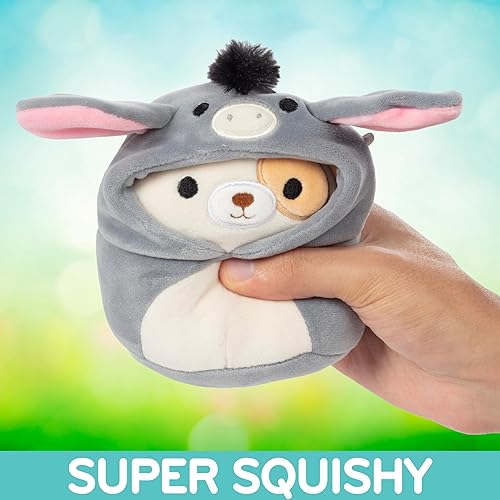 Miniatura 3 de Squishmallows Caja misteriosa de Pascua de 5 pulgadas, paquete de 5 unidades, conejitos oficiales de Jazwares, pollitos, ranas y más, juguete