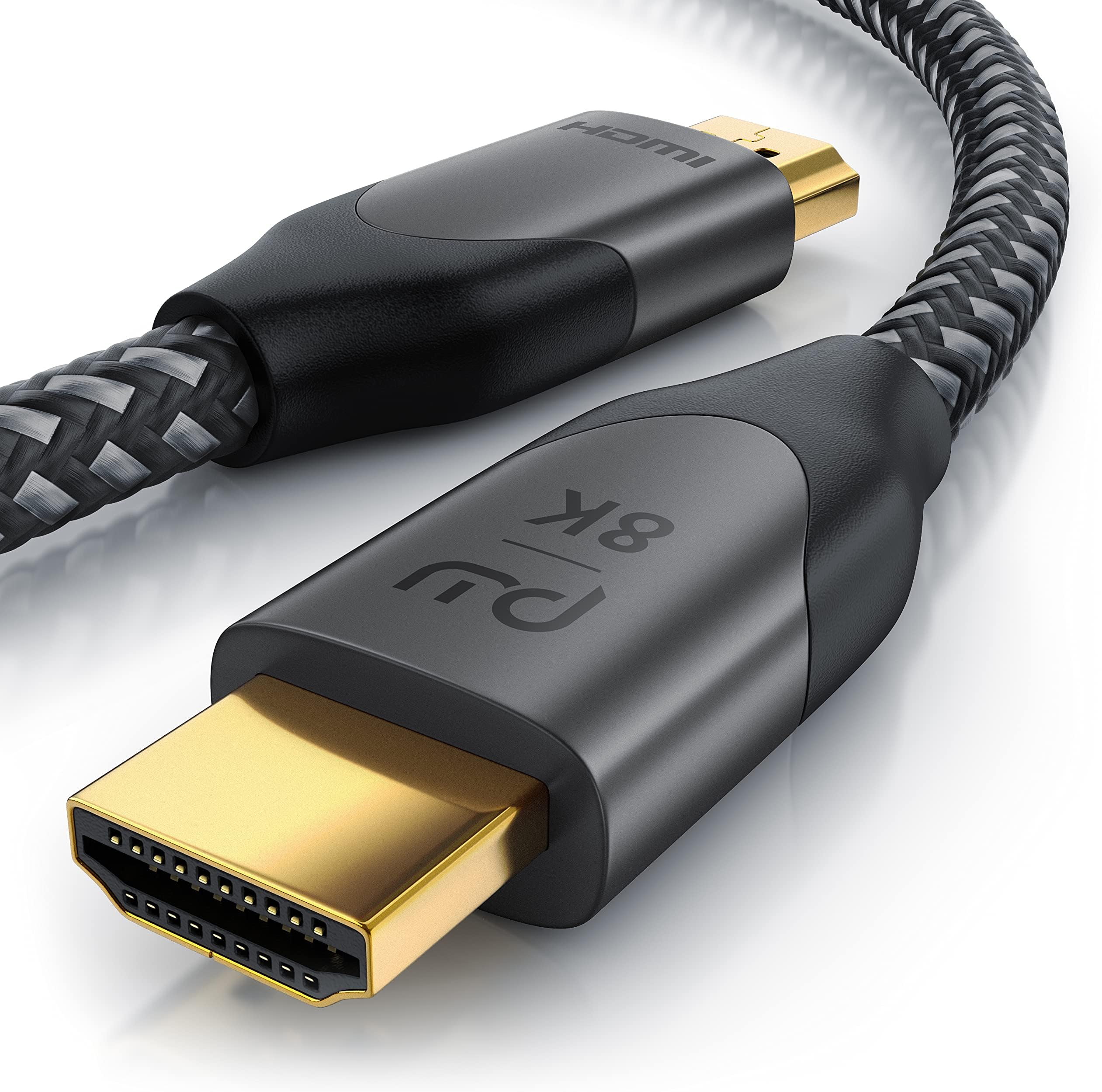 CSL - 8k HDMI Cable 2.1 4 m - 8K @ 120Hz 4K @ 240Hz with DSC - HDMI 2.1 2.0a 2.0b - 3D - High Speed Ethernet - HDTV - UHD II - Dynamic HDR-10+ - eARC - Variable Refresh Rate VRR - Dolby Vision