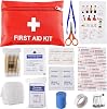 Medi Mini First Aid Kit, 14 kinds74 Pieces Small First Aid Kit for Travel, Home, Office, Vehicle, Workplace, Camping & Outdoor Red