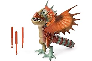 DreamWorks Dragons Action Dragon Figure, Barf and Belch: Tail Twist Spike Attack