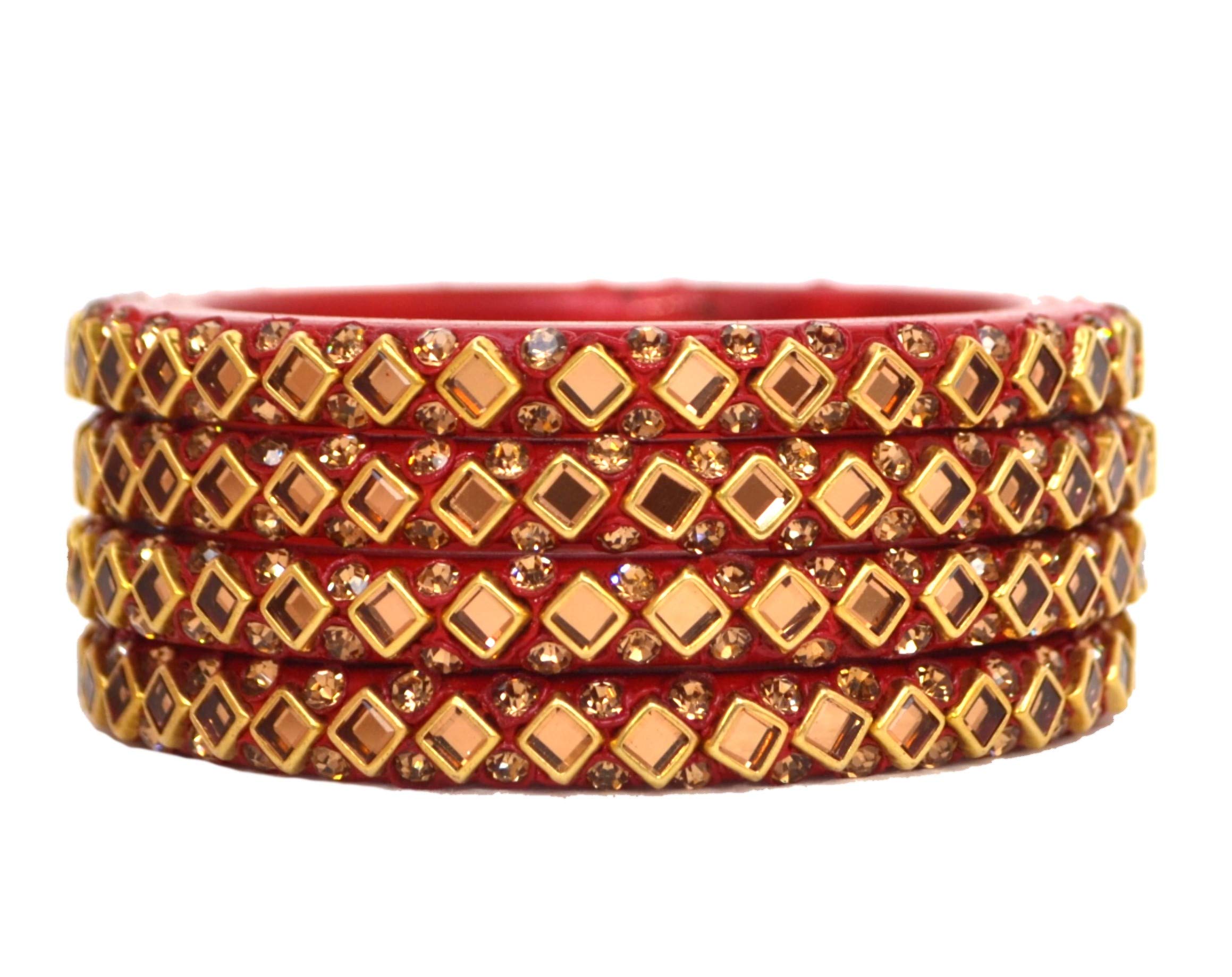 Kanganas Fashion With Diamond Bangles For Women (red) (B08ZJR77LH) Amazon Price History, Amazon Price Tracker