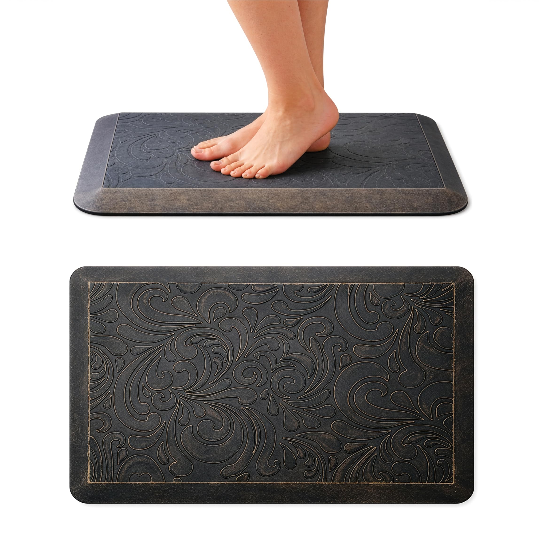 Aidapt Anti-fatigue Mat - Ergonomic Standing Mat - Reduces Fatigue and Discomfort - Non-Slip Surface - 76cm x 50.1cm