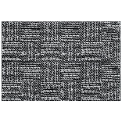 Freelance Basketweave Dining Table Mats Set of 6 (30x45 cm) - Reversible Dining Table Mats 6 Pieces Waterproof - Woven V