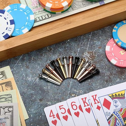 Miniatura 4 de Mudder 8 piezas de clavijas de metal para cuna con agujeros de 18 con un diseño cónico para clavijas de cuna con 4 colores