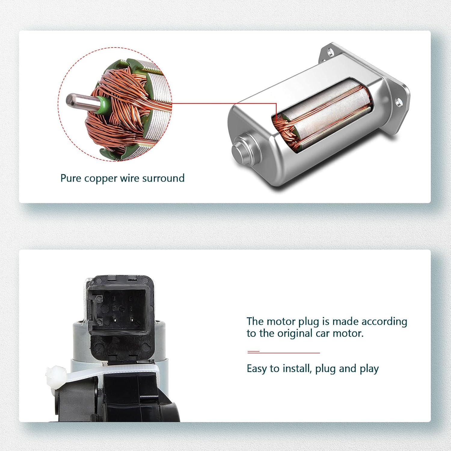 FINDAUTO 748-083 Power Window Regulator and Motor fit for Mazda 5 2006-2013 Front Left Driver Side