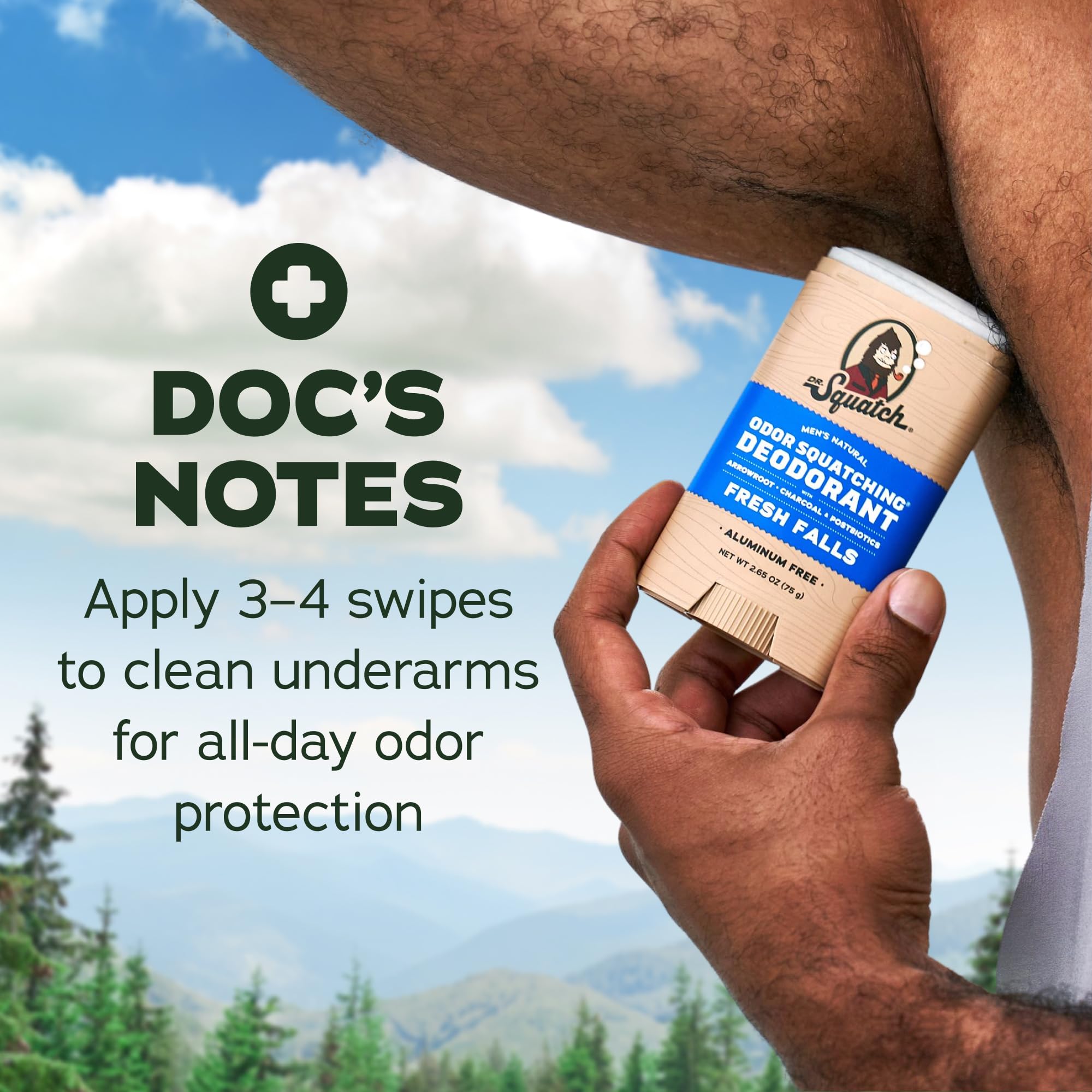 Dr. Squatch Natural Men's Deodorant (3-Pack) -10 Dr. Squatch Natural Men's Deodorant (3-Pack) -10