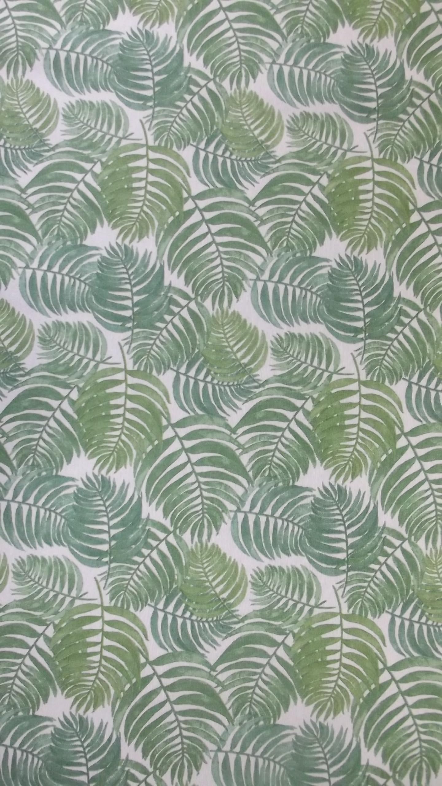 Cojines para Sofá de Palets, Diseño Hojas Verde, 50% Algodón 50% Poliéster, Asiento 120x80cm y Respaldo 120x60cm, Espuma Alta Densidad, con Cremallera