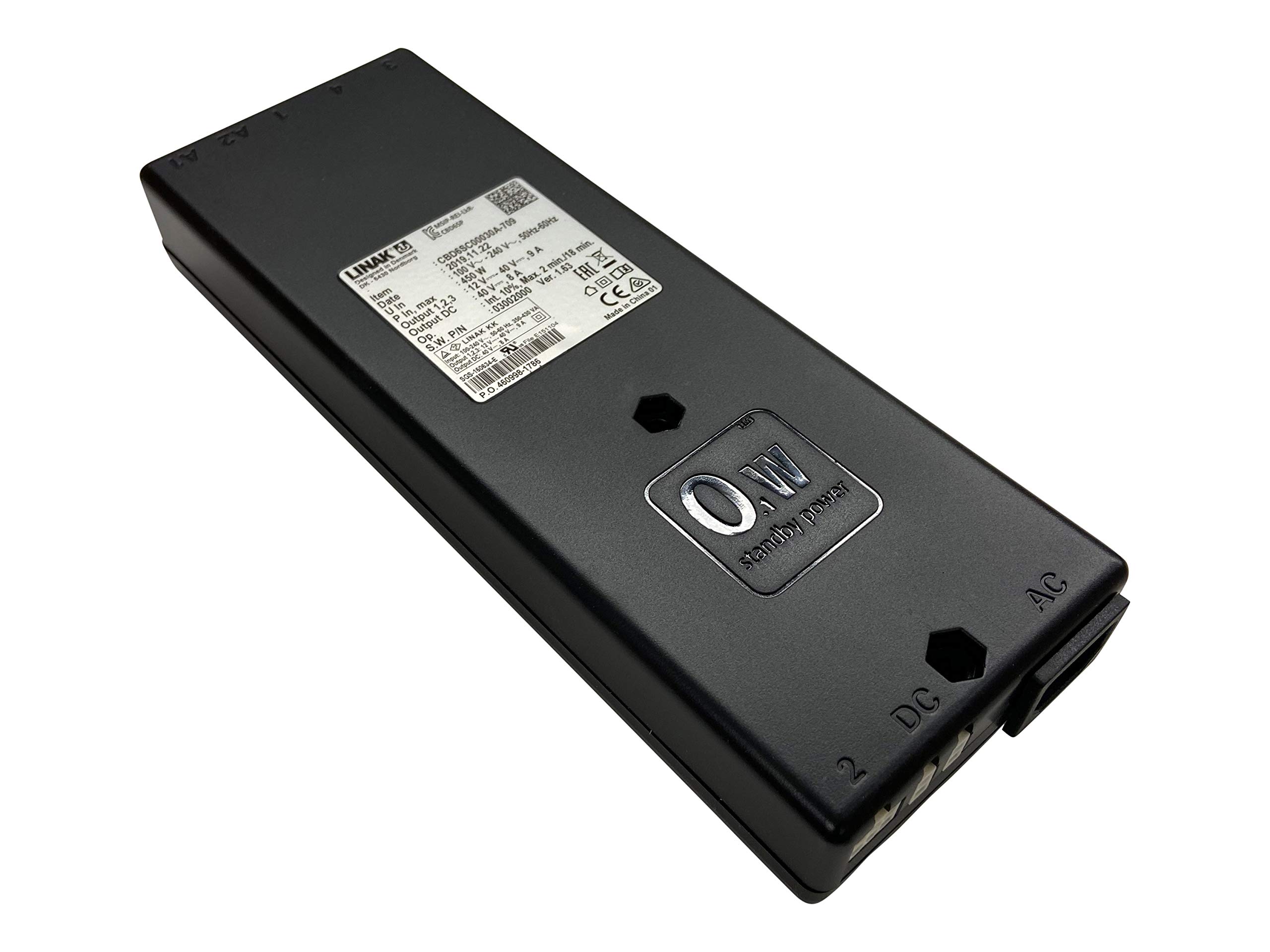 CBD6S Control Box – Black – 3 Channels – 450W – DESKLINE Serie