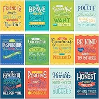 Vista 8 de Carson Dellosa Pósteres ASL de 26 Piezas, 8.5" x 11" Decoración de Pared en Lenguaje de Señas Americano, Tarjetas del Alfabeto para Tablón