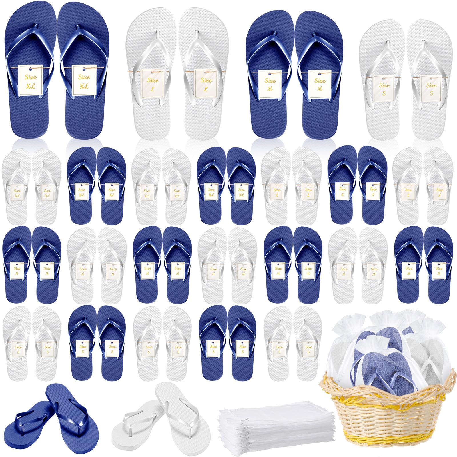 Unittype 24/48 Pairs Flip Flops Bulk