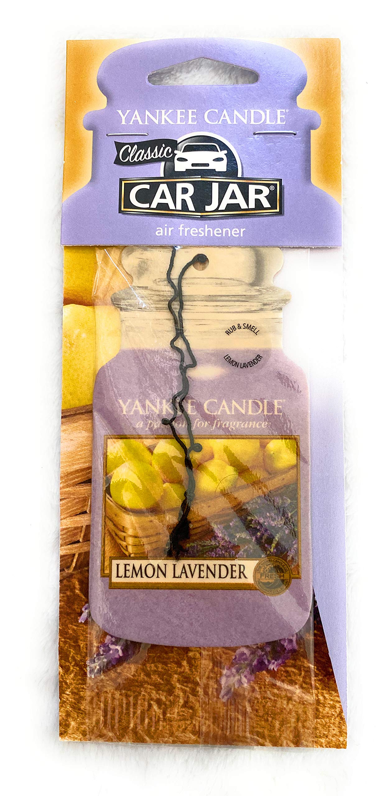 Yankee Candle 1172084 Classic Lemon Lavender Car Jar