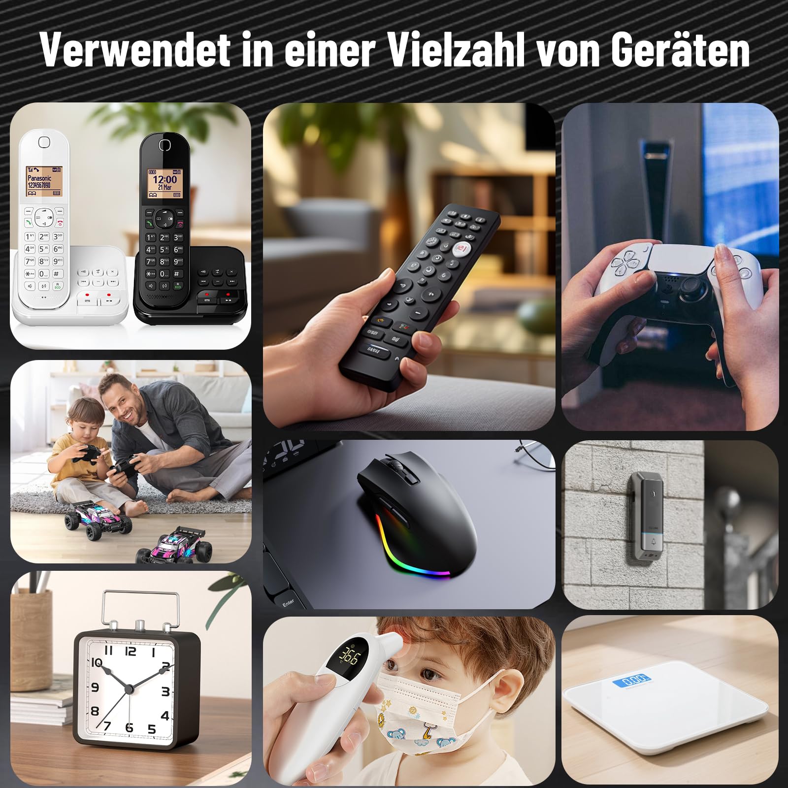 1.2V 750mAh NI-MH AAA Akku für Gigaset Panosonic Schnurlos DECT Telefon,Wiederaufladbare AAA Batterien für Gigaset Mobilteile,geringe Selbstentladung vorgeladen -4 Stück