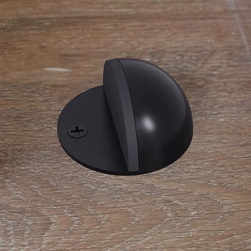 Miniatura 2 de Tope de puerta hemisferio de acero inoxidable montado en el suelo, accesorios arquitectónicos NYCO, parachoques de puerta resistente para protección