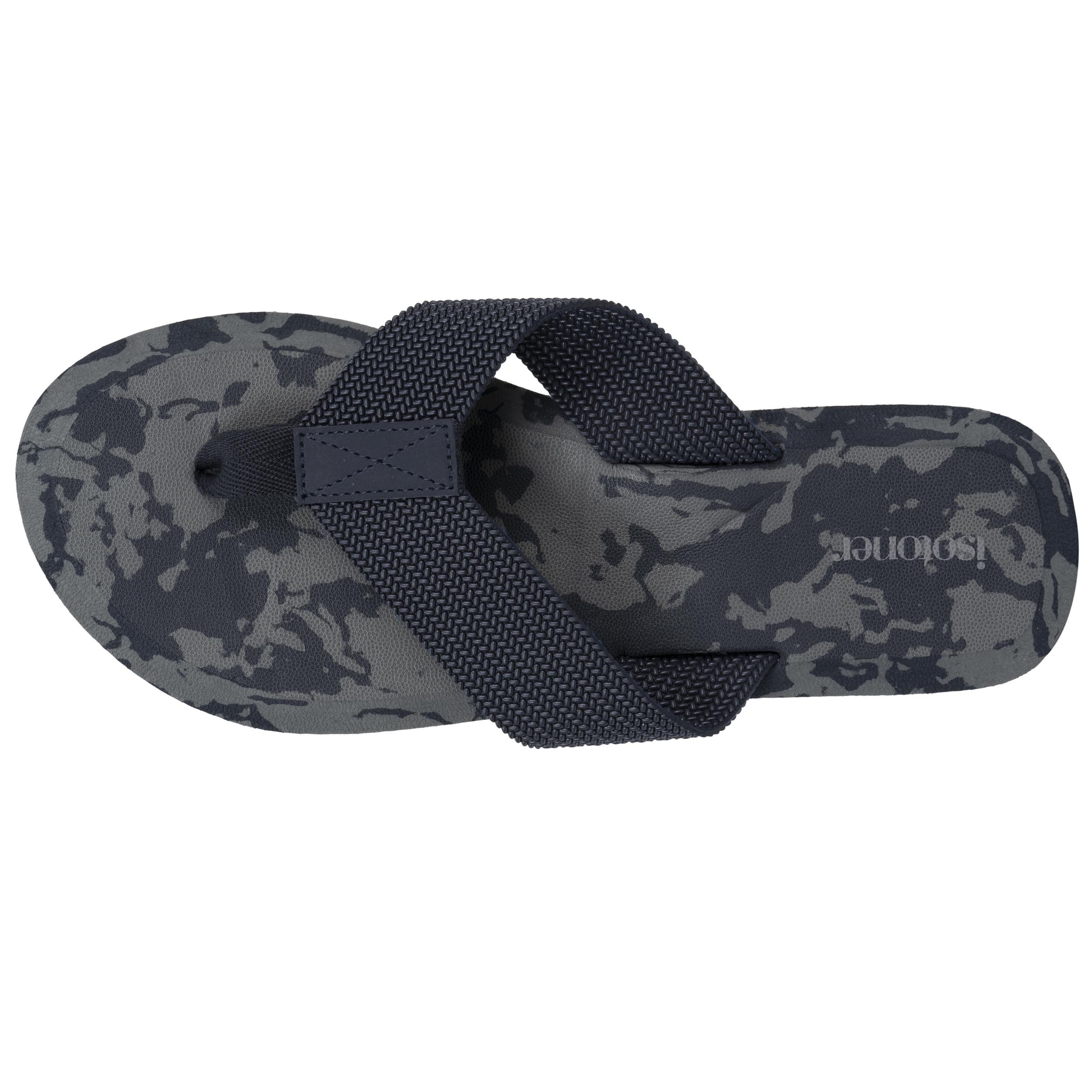 Isotoner Tongs homme très confortables, tiges larges,