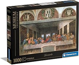 Clementoni - 31447 - Museum Collection puzzle for adults and children- Leonardo: The Last Supper - 1000 Pieces