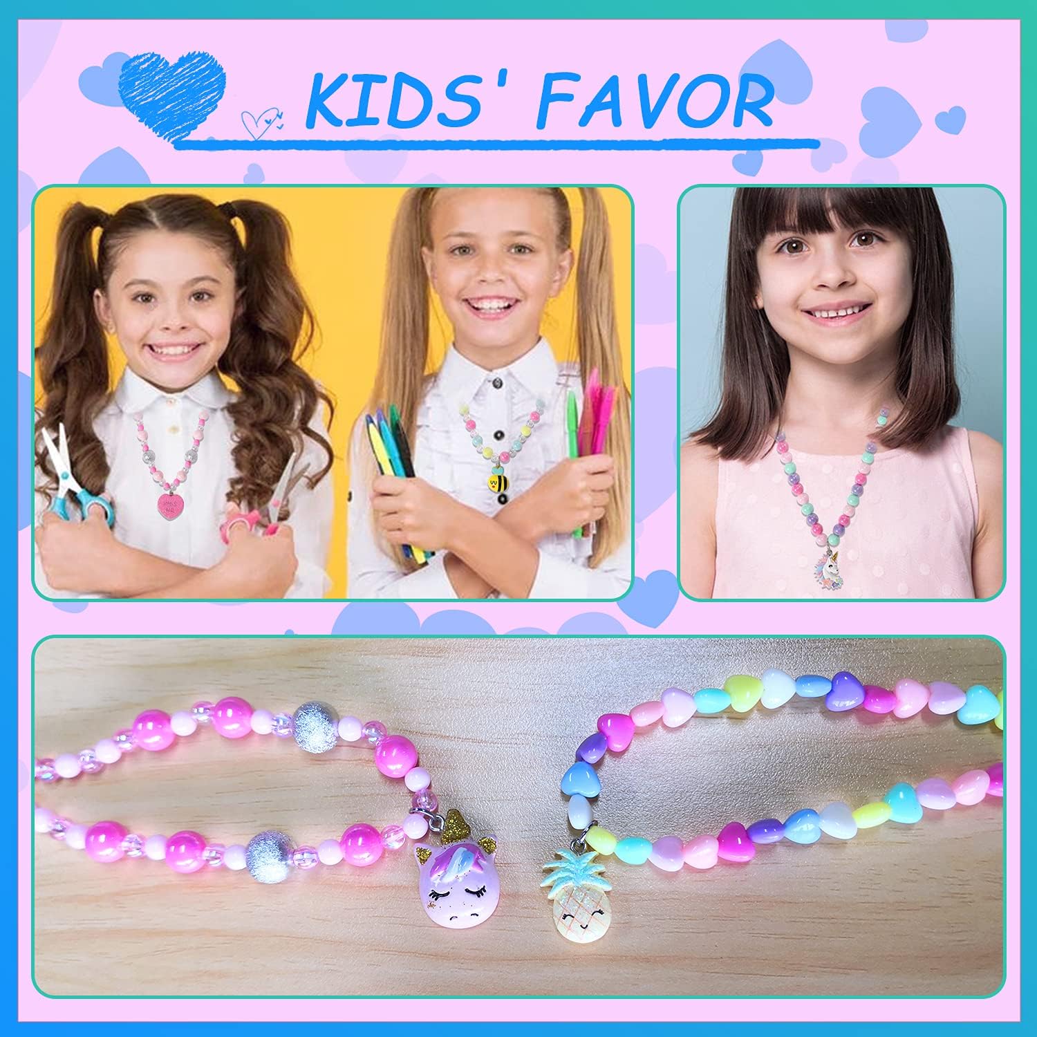 Pinksheep Jewelry Sets Beaded Necklace Beads