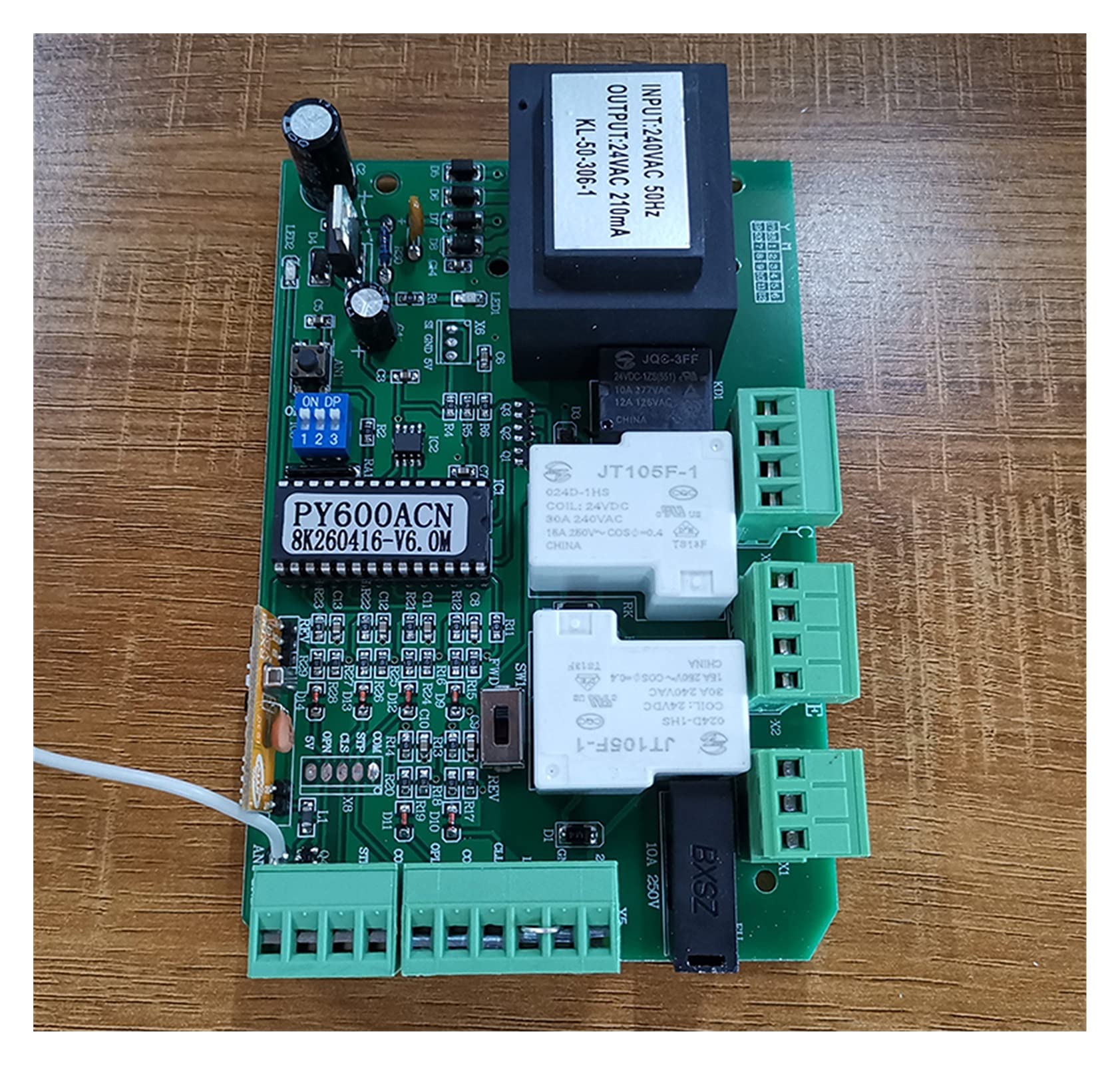Abridor de puerta deslizante C.A. Unidad de control de motor TARJETA DE CIRCUITO IMPRESO Tablero de reemplazo de la placa de circuito del controlador (PY600AC PY1400 SL1500 PY800 Modelo)(Kit 4)
