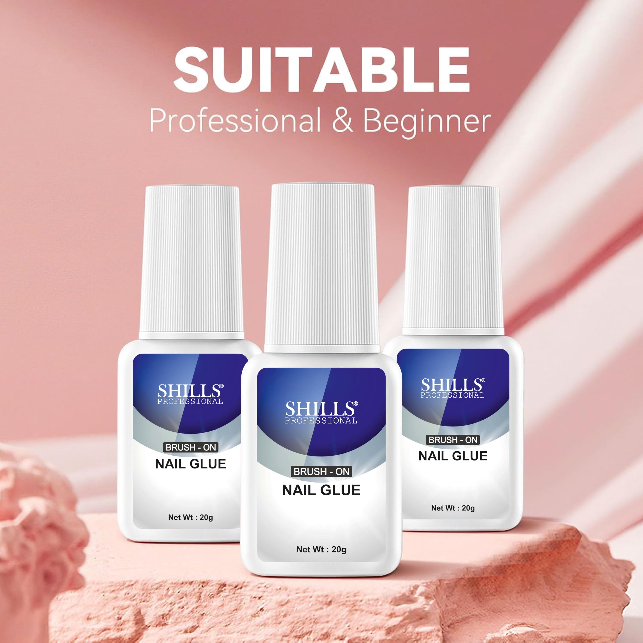 Shills Professional Brush On Nail Glue 7gm 4