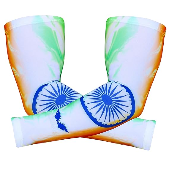 KYRON Republic-day-Spl Sports & Driving Arm Sleeves for men and women, MADE IN INDIA Product