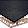 Black Acoustic Suspended Ceiling Tiles 595mm x 595mm x 12mm for 600x600 Grid System Square Edge 2.88m2 - Box of 8 Tiles