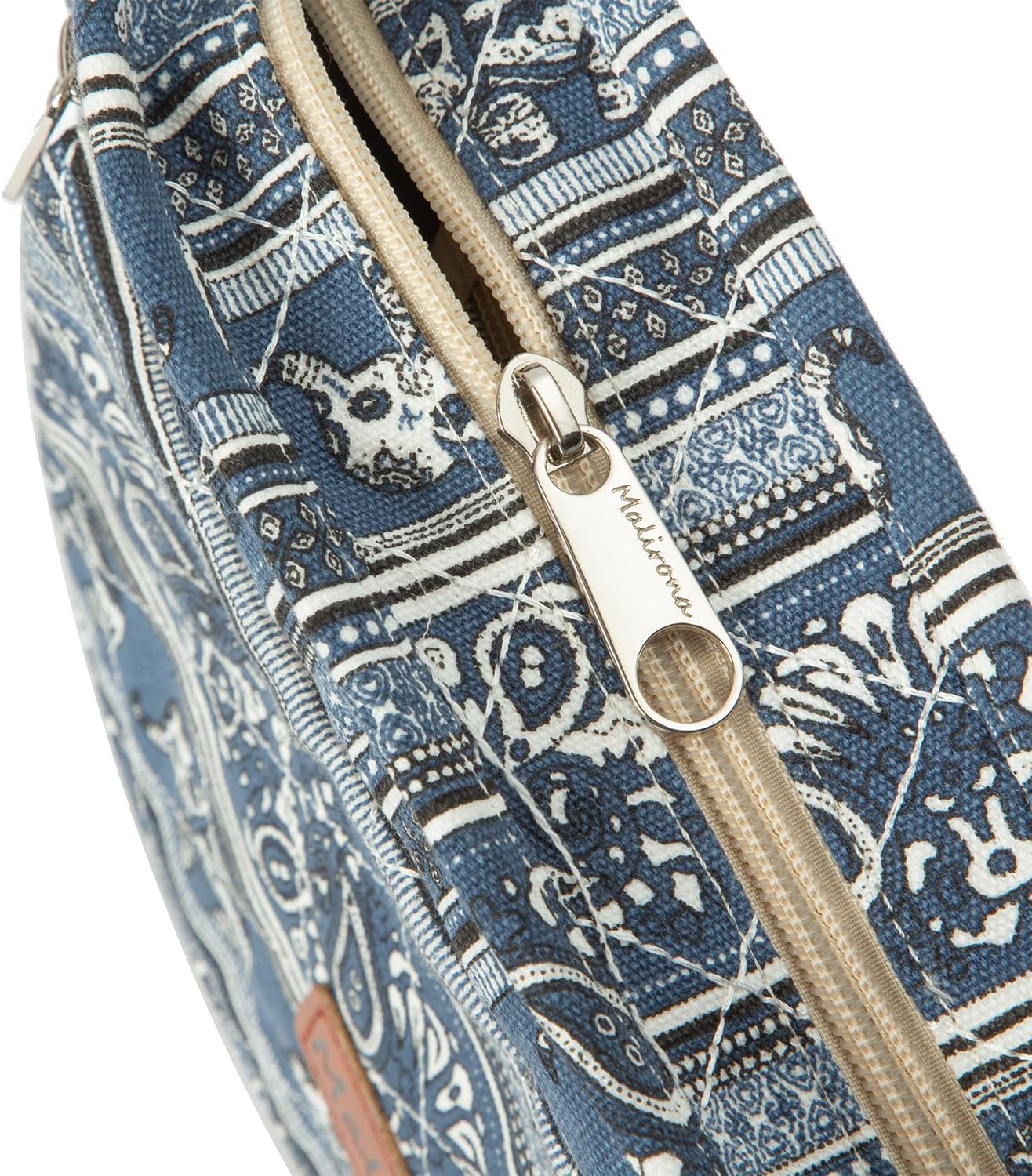 Malirona Women 's Durable Floral Crossbody Bag Canvas Messenger Handbag Multi Pocket Travel Satchel Purse