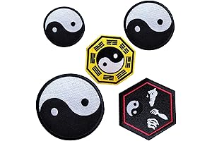 Yin Yang Patch - Tai Chi Embroidery Patch Embellishments