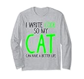 Cat Lover Software Engineer Code Writer Cat Owner Long Sleeve T-Shirt