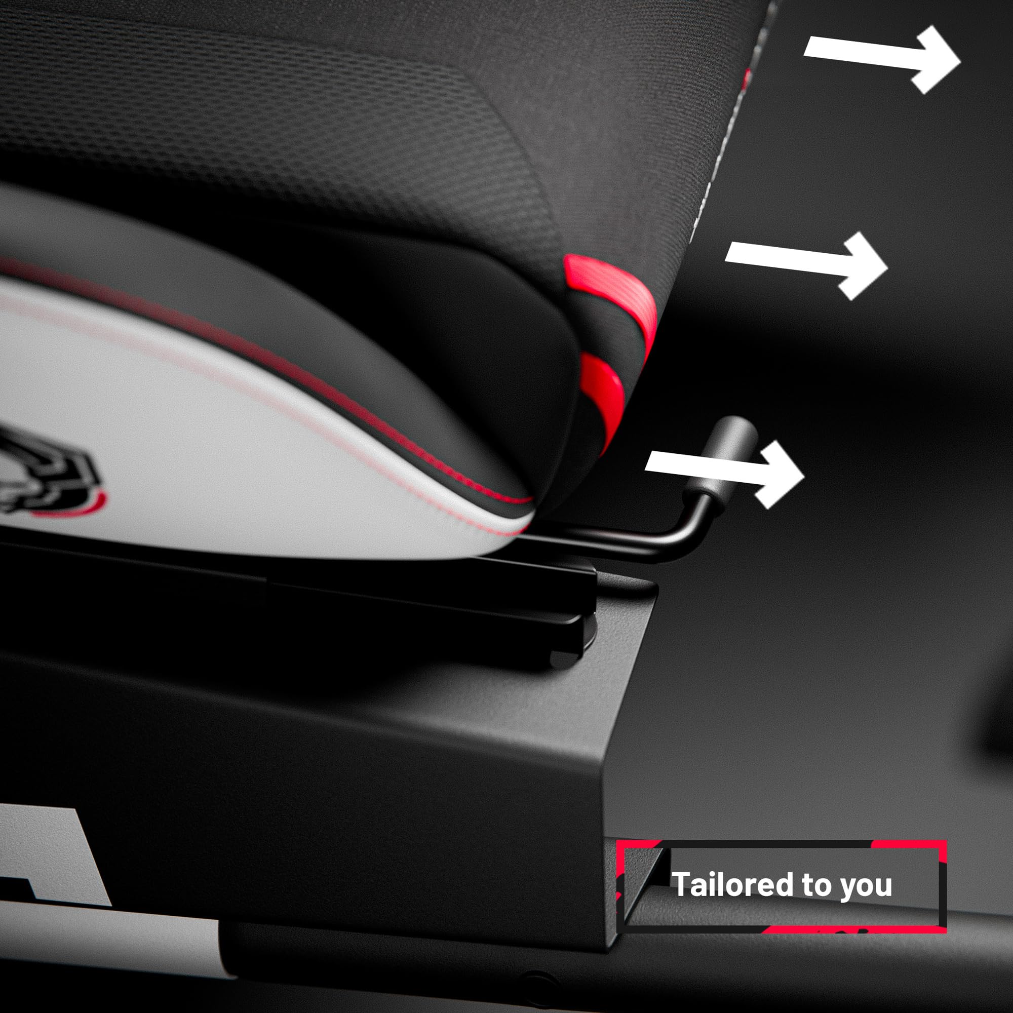 Diablo Sim Racing Simulator Cockpit X-Drive - Sedile Gaming Simulatore con Sedile e Schienale Regolabili - Cockpit Compatibile con Vari Volanti e Pedali - Supporto per Cavi, Piedini Antiscivolo