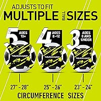 Vista 3 de Franklin Sports Cinturón de entrenamiento para balón de fútbol, entrenador Blackhawk Pass-Pal de fútbol + accesorio de equipo de práctica, paso