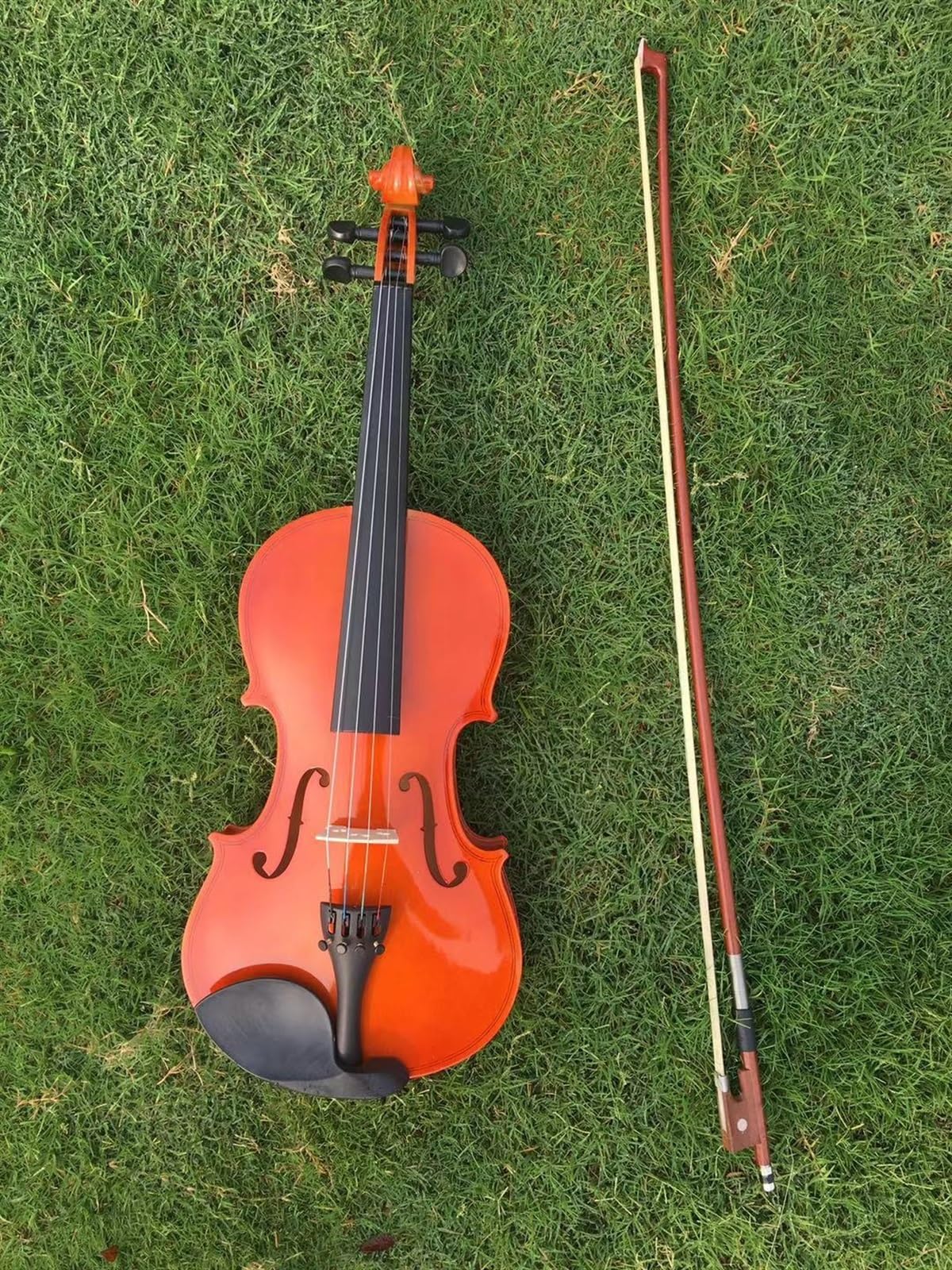 Violino Violino Per Principianti Pratica Violino 4/4 Set Completo Configurazione Accessori Decorativi(Red)