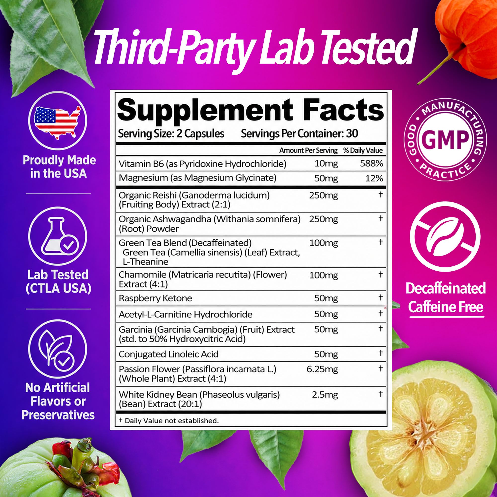Night Bullets Weight Loss Pills for Women & Men, Appetite Suppressant — Amazon image 7