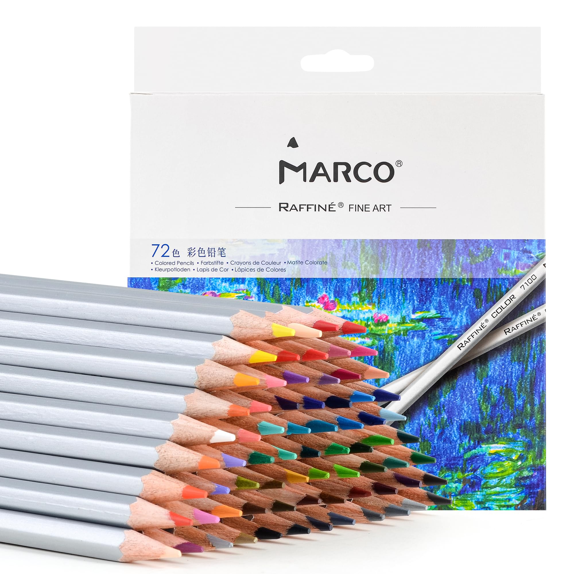 新品美品　Marco Tribute 72色油性色鉛筆セット 楽天市場】Marco色鉛筆セット 油性色鉛筆 72色 プロ専用ソフト芯