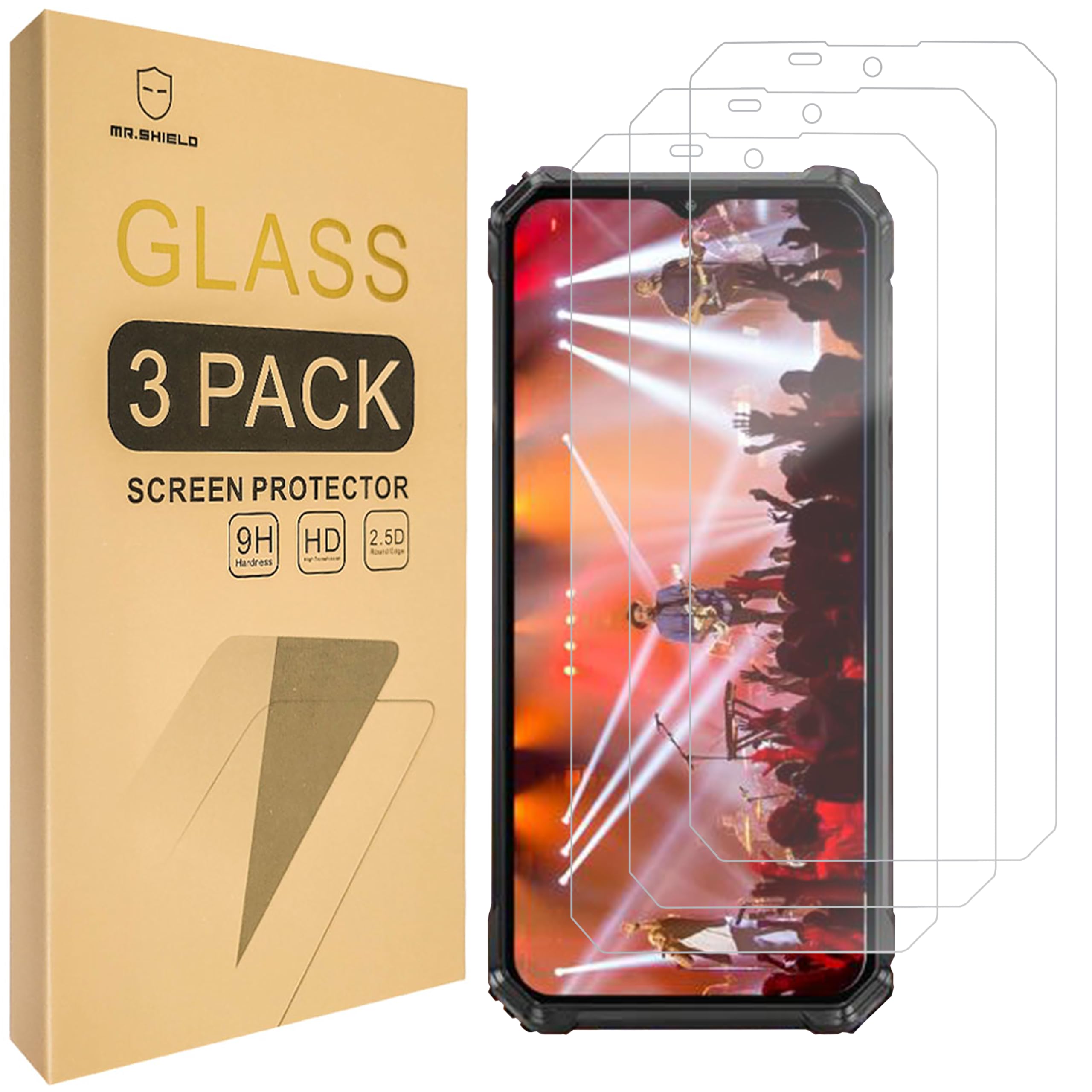 Mr.Shield Displayschutzfolie Für Oukitel WP18 Pro – 3 Stück, 9H Härte, Kratzfest & Oleophob