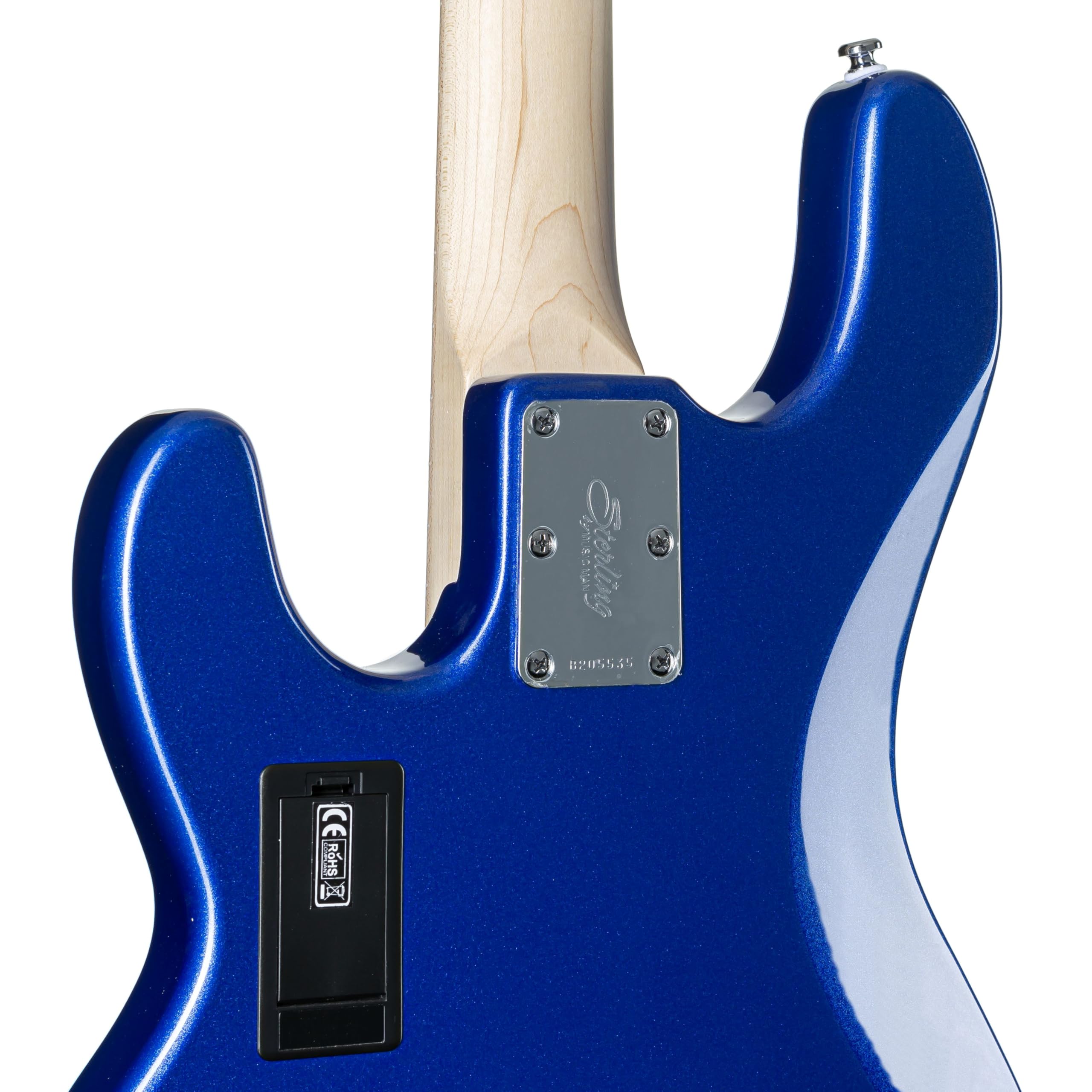 Sterling by Music Man StingRay RAY4 HH Cobra Blue - Basso elettrico a 4 corde
