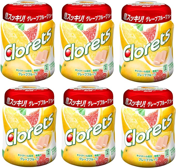 Amazon モンデリーズ ジャパン クロレッツxp グレープフルーツボトルr ボトルガム 140g 6個 クロレッツ ミントタブレット 通販