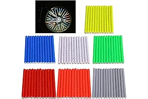 SANNIX 84-Piece Bike Wheel Reflectors