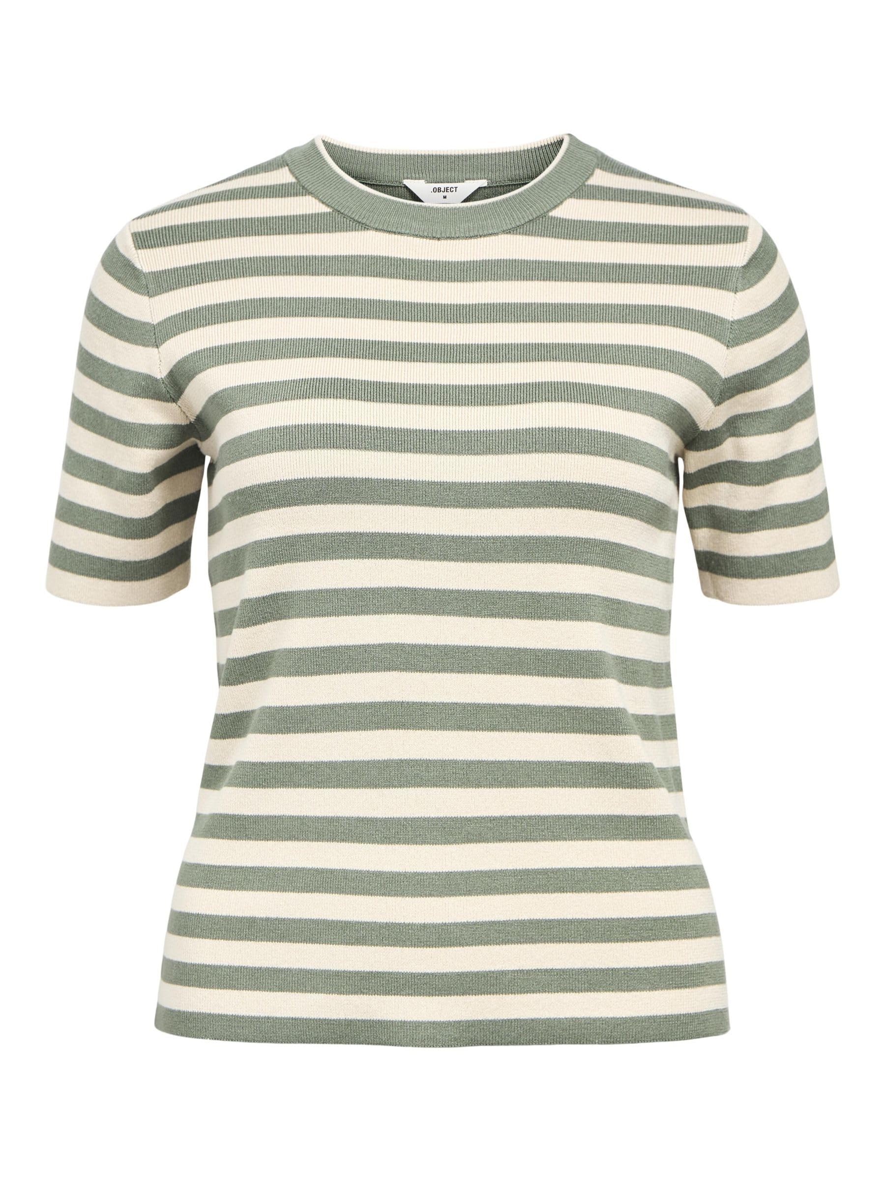 Object Damen Objester S/S New Knit Pullover Noos