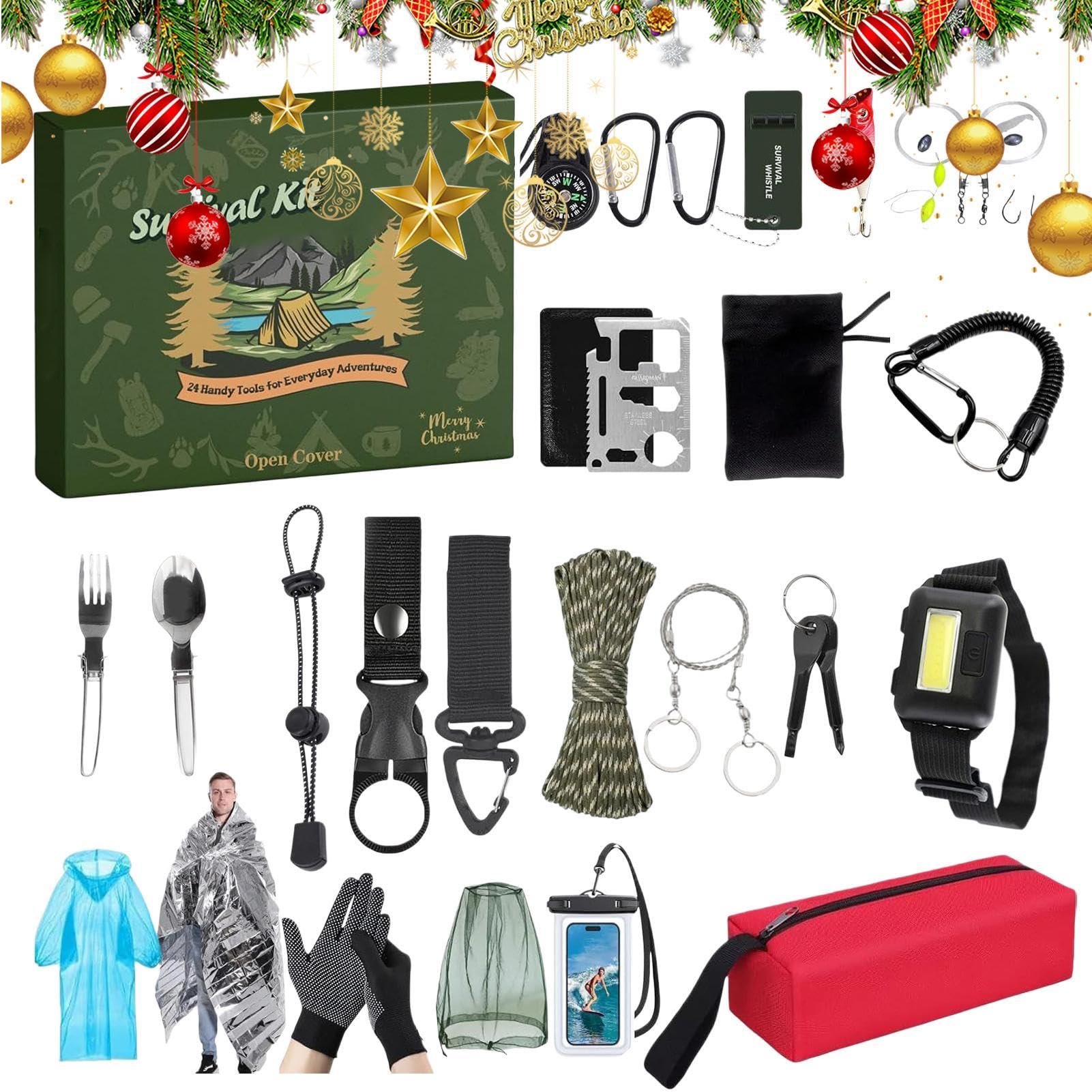 Calendario Avvento Natale Strumenti Sopravvivenza 24 Giorni Countdown Feste