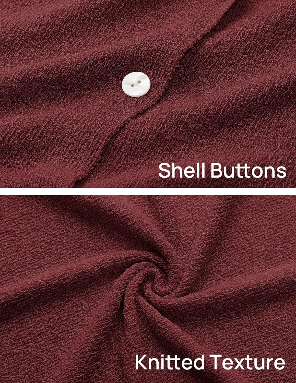 MEROKEETY Women's Sleeveless Sweater Vest 2026 Spring Summer Knit Tank Top Casual V Neck Button Waistcoat Cardigan - Image 7