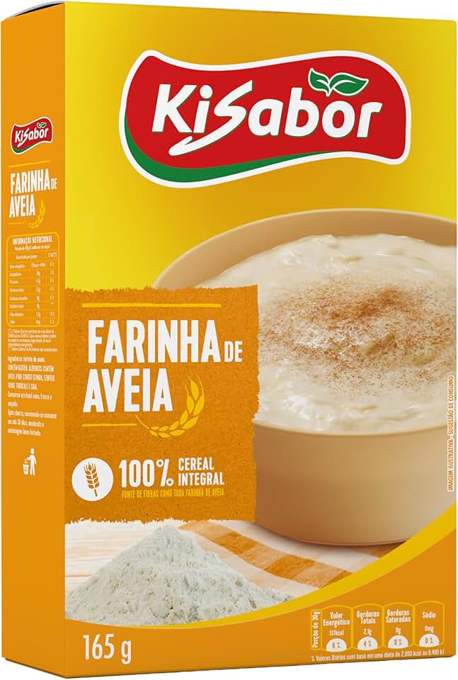 KiSabor, Farinha de Avêia, 165 Gramas